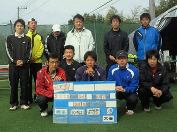  04/07(木) 男子シングルス オープン＜インスピリッツテニスクラブ＞