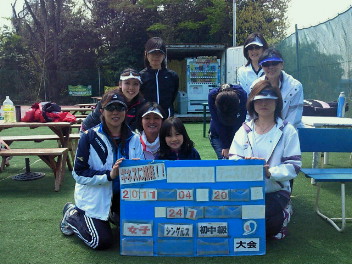  04/20(水) 女子シングルス 初中級＜インスピリッツテニスクラブ＞