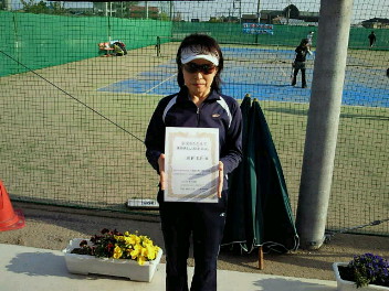  04/24(日) 女子シングルス オープン 優勝＜オールウェイズテニスクラブ＞