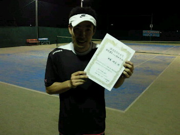  04/24(日) 男子シングルス オープン 優勝＜オールウェイズテニスクラブ＞