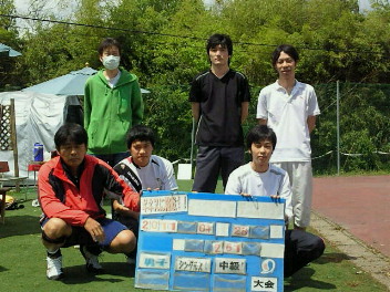  04/28(木) 男子シングルス 中級＜インスピリッツテニスクラブ＞