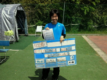  05/09(月) 男子シングルス オープン 優勝＜インスピリッツテニスクラブ＞