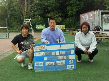  05/10(火) 男子シングルス オープン＜インスピリッツテニスクラブ＞