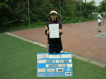  05/13(金) 女子シングルス 初級 優勝＜インスピリッツテニスクラブ＞