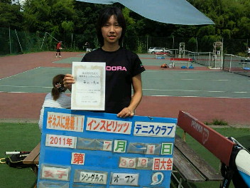  07/01(金) 女子シングルス オープン 優勝＜インスピリッツテニスクラブ＞