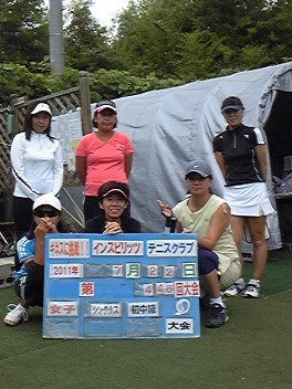 07/22(金) 女子シングルス 初中級＜インスピリッツテニスクラブ＞