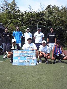 08/18(木) 男子シングルス 初級＜インスピリッツテニスクラブ＞
