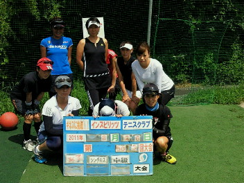  08/26(金) 女子シングルス 中級＜インスピリッツテニスクラブ＞