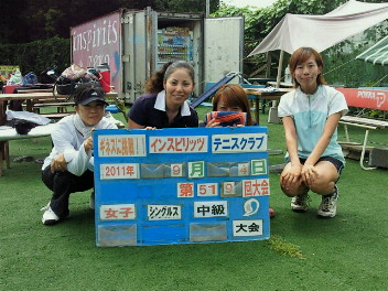  09/05(月) 女子シングルス 中級＜インスピリッツテニスクラブ＞