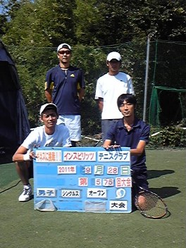 09/28(水) 男子シングルス オープン＜インスピリッツテニスクラブ＞