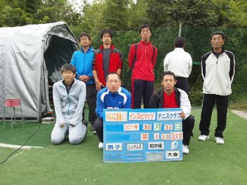 10/19(水) 男子シングルス 初中級＜インスピリッツテニスクラブ＞