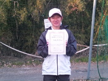01/01(日) 男子シングルス オープン 賞品付 優勝＜インスピリッツテニスクラブ＞