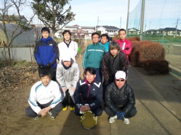 01/03(火) 男子シングルス 初級＜桶川グリーンテニスクラブ＞