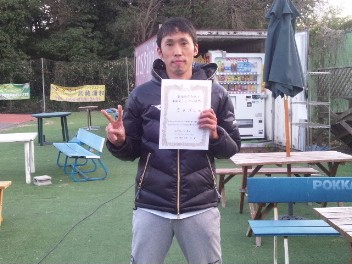 01/04(水) 男子シングルス オープン 優勝＜インスピリッツテニスクラブ＞