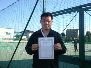 01/04(水) 男子シングルス オープン 優勝＜桶川グリーンテニスクラブ＞