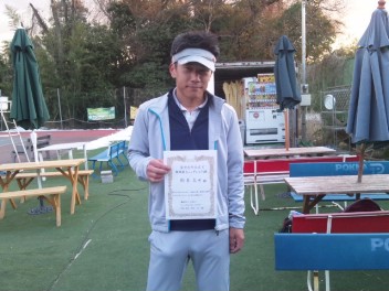 01/31(火) 男子シングルス 中級 優勝＜インスピリッツテニスクラブ＞