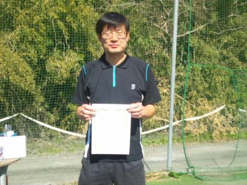 02/21(火) 男子シングルス 中級 優勝＜インスピリッツテニスクラブ＞