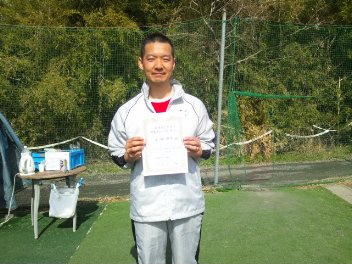 02/28(火) 男子シングルス オープン 優勝＜インスピリッツテニスクラブ＞