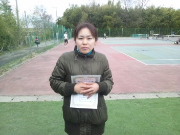 03/19(月) 女子シングルス 中級 優勝＜インスピリッツテニスクラブ＞