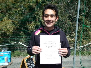 03/21(水) 男子シングルス 中級 優勝＜インスピリッツテニスクラブ＞