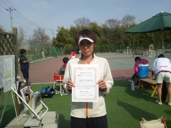 03/30(金) 女子シングルス オープン 優勝＜インスピリッツテニスクラブ＞