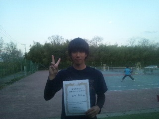 04/05(木) 男子シングルス オープン 優勝＜インスピリッツテニスクラブ＞