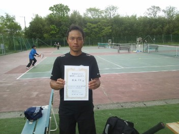 05/01(火) 男子シングルス オープン 優勝＜インスピリッツテニスクラブ＞