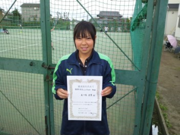 05/04(金) 女子シングルス 中級 優勝＜桶川グリーンテニスクラブ＞