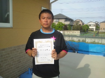 05/23(水) 男子シングルス 初中級 優勝＜オールウェイズテニスクラブ＞