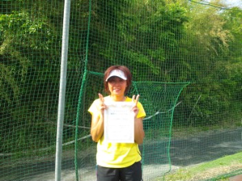 05/23(水) 女子シングルス 中級 優勝＜インスピリッツテニスクラブ＞