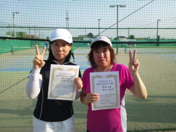 05/27(日) 女子ダブルス 中級 優勝＜オールウェイズテニスクラブ＞