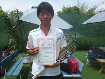 05/30(水) 男子シングルス オープン 優勝＜インスピリッツテニスクラブ＞