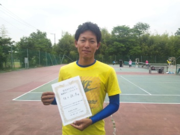 05/31(木) 男子シングルス オープン 優勝＜インスピリッツテニスクラブ＞