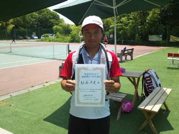 06/04(月) 男子シングルス 上級 優勝＜インスピリッツテニスクラブ＞