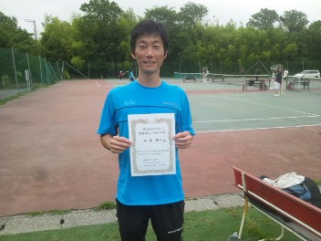 06/21(木) 男子シングルス オープン 優勝＜インスピリッツテニスクラブ＞