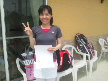 06/27(水) 女子シングルス オープン 優勝＜オールウェイズテニスクラブ＞