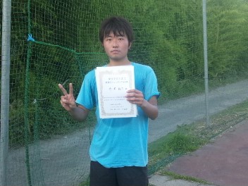 06/29(金) 男子シングルス 初中級 優勝＜インスピリッツテニスクラブ＞