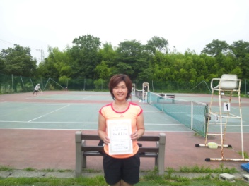 07/05(木) 女子シングルス 中級 優勝＜インスピリッツテニスクラブ＞
