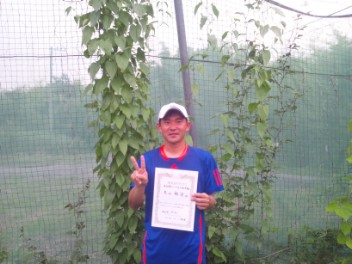 07/05(木) 男子シングルス 初中級 優勝＜インスピリッツテニスクラブ＞