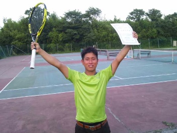 07/09(月) 男子シングルス オープン 優勝＜インスピリッツテニスクラブ＞