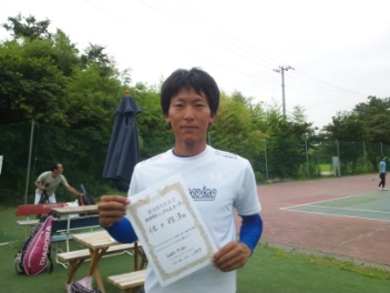 07/20(金) 男子シングルス オープン 優勝＜インスピリッツテニスクラブ＞