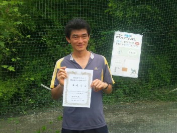 07/24(火) 男子シングルス オープン 優勝＜インスピリッツテニスクラブ＞