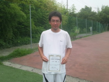 07/24(火) 男子シングルス 超初級 優勝＜インスピリッツテニスクラブ＞
