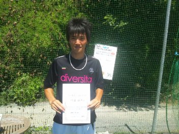 08/21(火) 男子シングルス オープン 優勝＜インスピリッツテニスクラブ＞