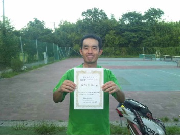 08/22(水) 男子シングルス オープン 優勝＜インスピリッツテニスクラブ＞