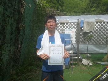 09/18(火) 男子シングルス オープン 優勝＜インスピリッツテニスクラブ＞