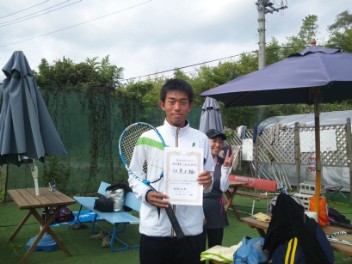 10/31(水) 男子シングルス オープン 優勝＜インスピリッツテニスクラブ＞