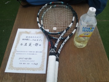 12/28(金) 男子シングルス オープン 優勝＜インスピリッツテニスクラブ＞