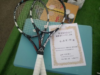 12/31(月) 男子シングルス 上級 優勝＜桶川グリーンテニスクラブ＞