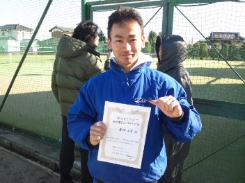 01/03(木) 男子シングルス 上級 優勝＜桶川グリーンテニスクラブ＞
